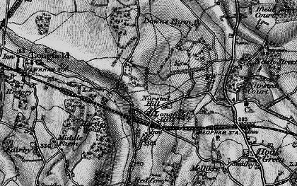 Old map of Longfield Hill in 1895
