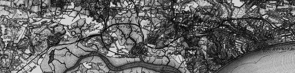 Old map of Longfleet in 1895