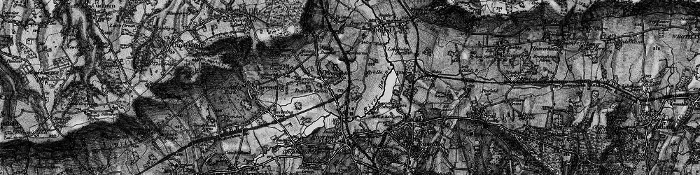 Old map of Longford in 1895