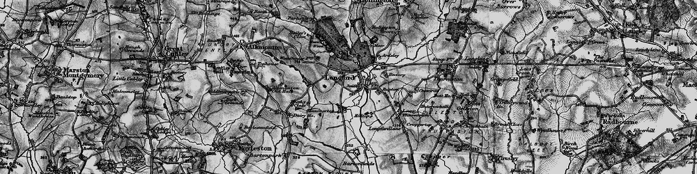 Old map of Longford in 1897