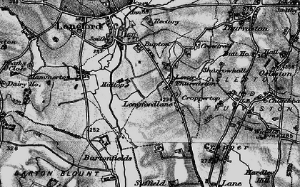 Old map of Longfordlane in 1897