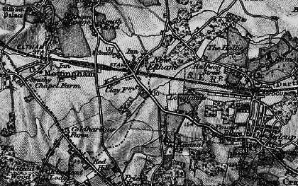 Old map of Longlands in 1895