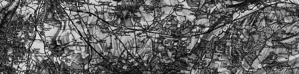 Old map of Longlands in 1895