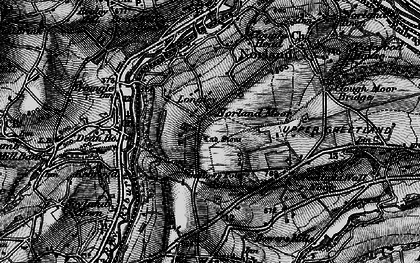 Old map of Longley in 1896