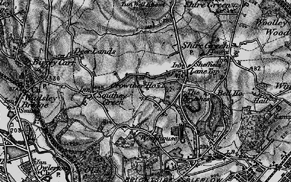 Old map of Longley in 1896