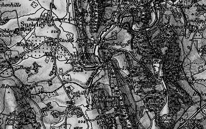 Old map of Longley Green in 1898