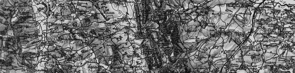 Old map of Longley Green in 1898