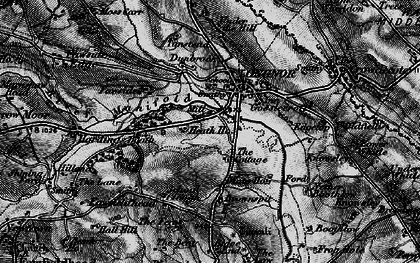 Old map of Longnor in 1897