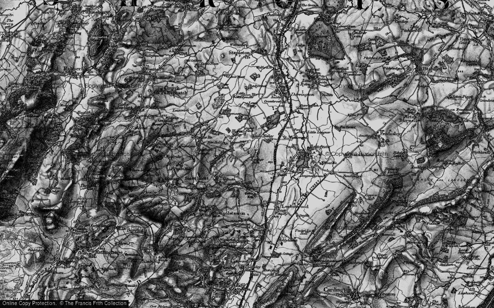 Old Map of Longnor Park, 1899 in 1899