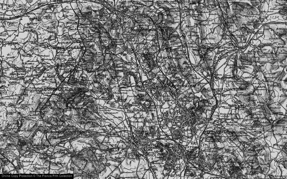 Old Map of Longport, 1897 in 1897