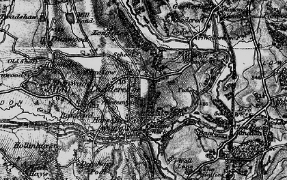 Old map of Longsdon in 1897