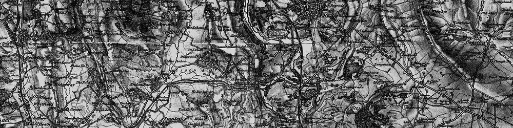 Old map of Longsdon in 1897