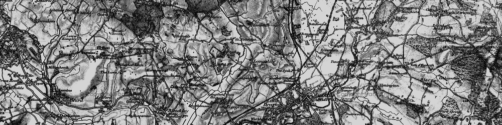 Old map of Longslow in 1897