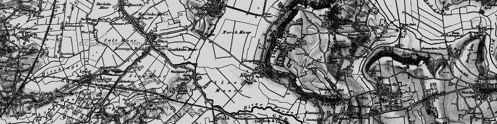 Old map of Longstone in 1898