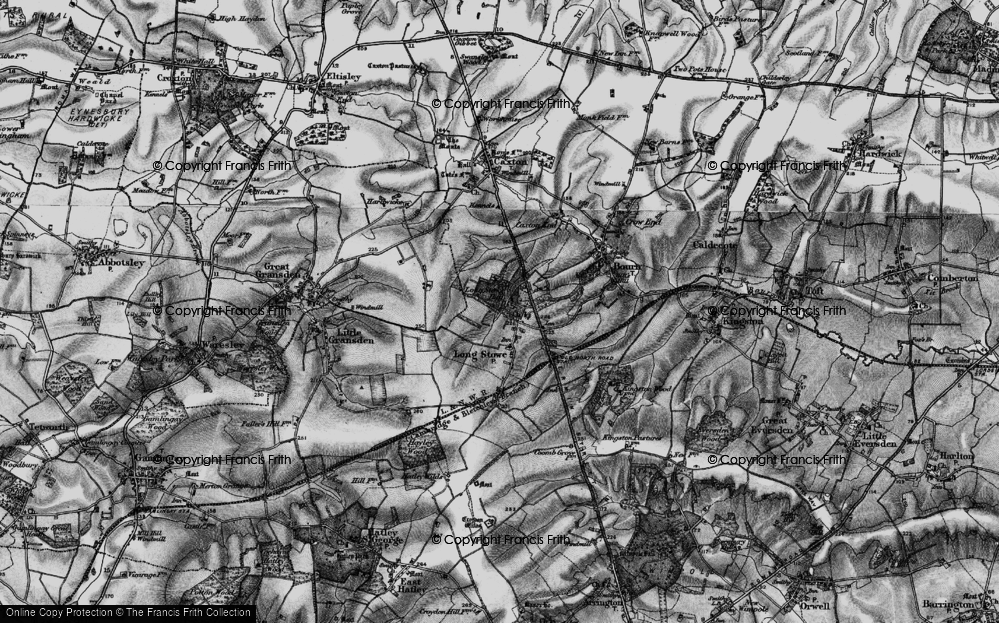 Old Map of Longstowe, 1898 in 1898