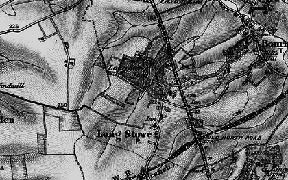 Old map of Longstowe in 1898