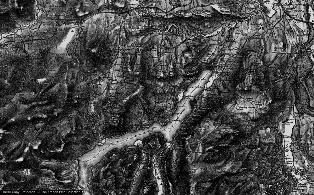 Old Map of Longthwaite, 1897 in 1897