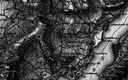 Old map of Longthwaite in 1897