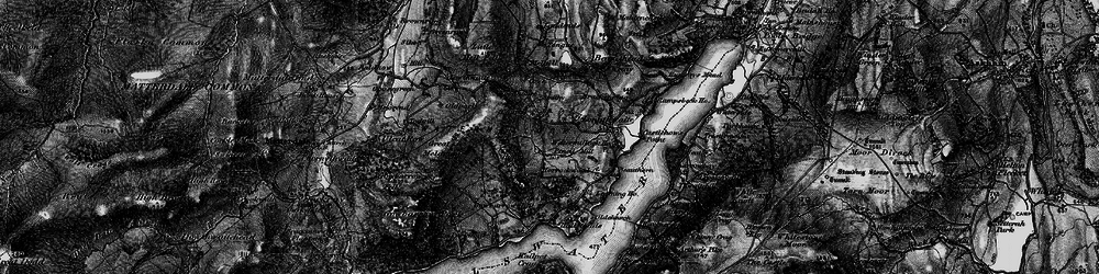 Old map of Longthwaite in 1897