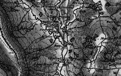 Old map of Longtown Castle in 1896