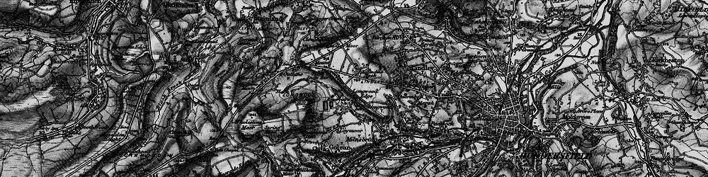 Old map of Longwood Edge in 1896
