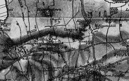 Old map of Longworth in 1895