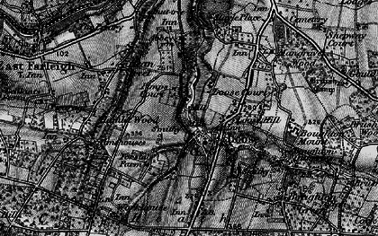 Old map of Loose Hill in 1895