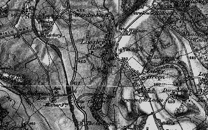 Old map of Loosley Row in 1895