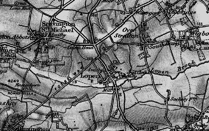 Old map of Lopen Head in 1898