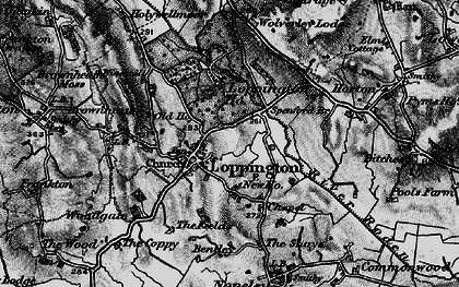 Old map of Loppington in 1897