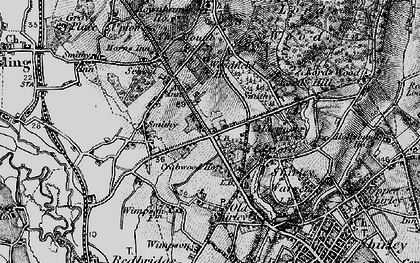 Old map of Lord's Hill in 1895