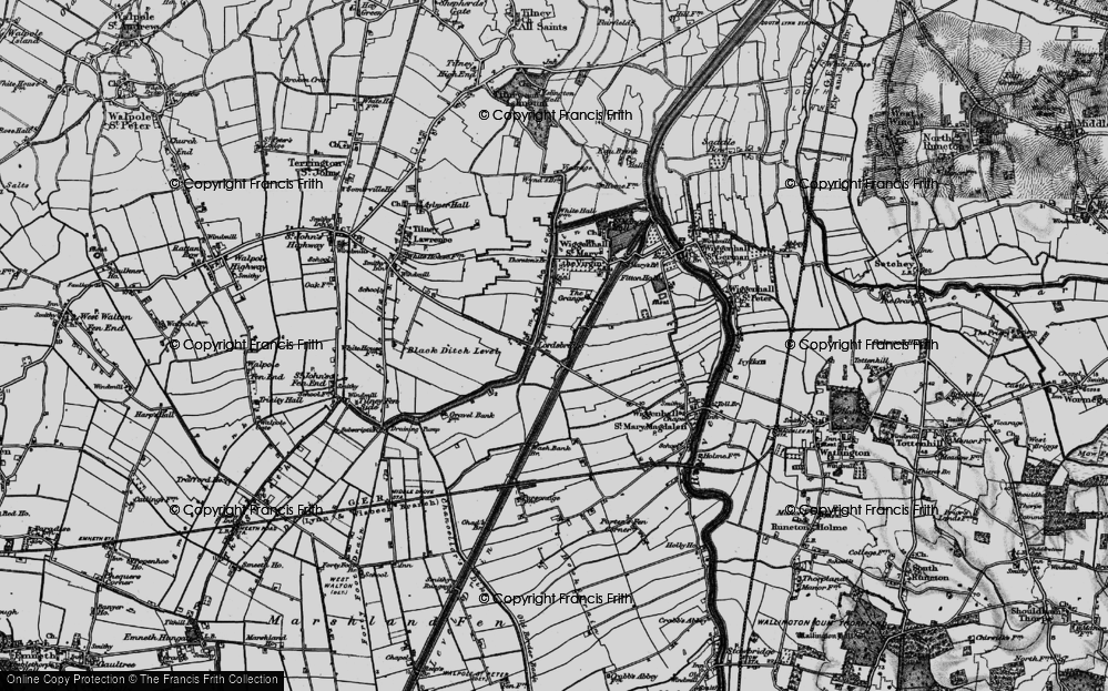 Old Map of Lordsbridge, 1893 in 1893