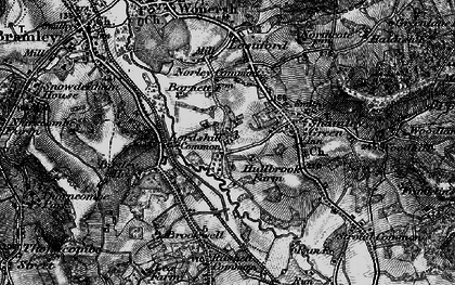 Old map of Woodhill in 1896