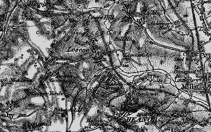 Old map of Loscoe in 1895