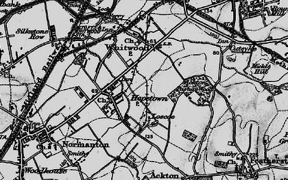 Old map of Loscoe in 1896