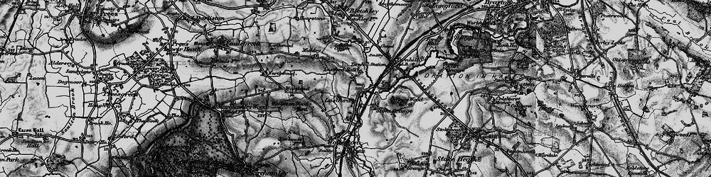 Old map of Lostford in 1897