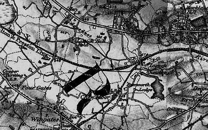 Old map of Lostock in 1896