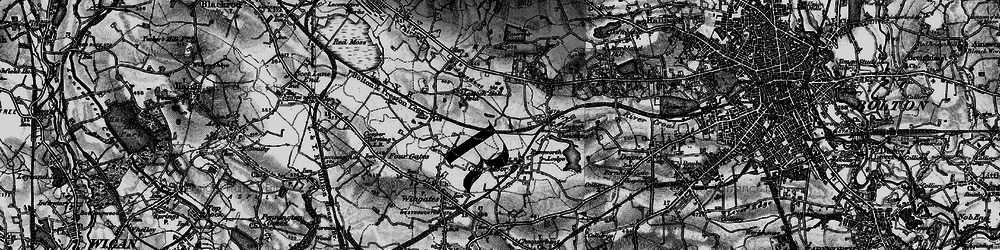 Old map of Lostock in 1896