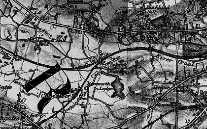 Old map of Lostock Junction in 1896