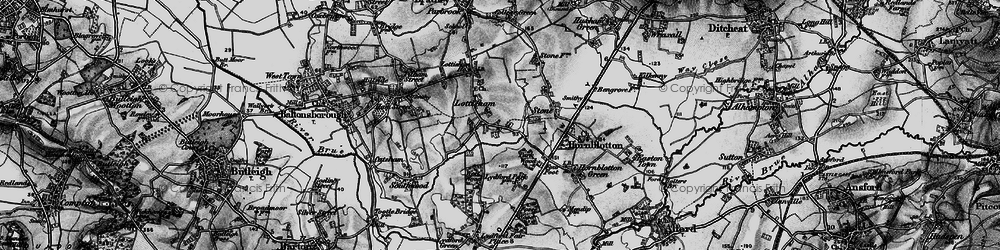 Old map of Lottisham in 1898