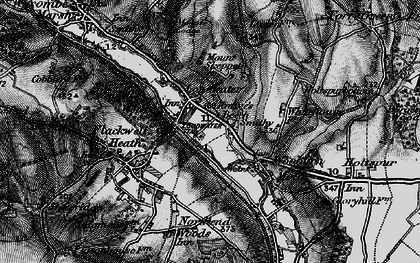 Old map of Loudwater in 1895