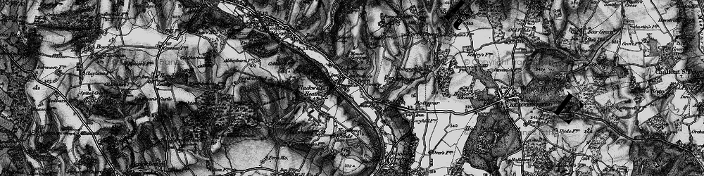 Old map of Loudwater in 1895