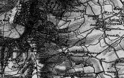 Old map of Loughton in 1899