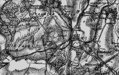 Old map of Lount in 1895