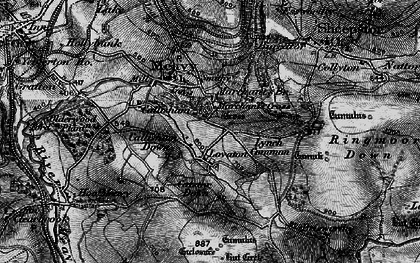 Old map of Lovaton in 1898