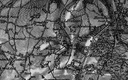 Old map of Lovedean in 1895