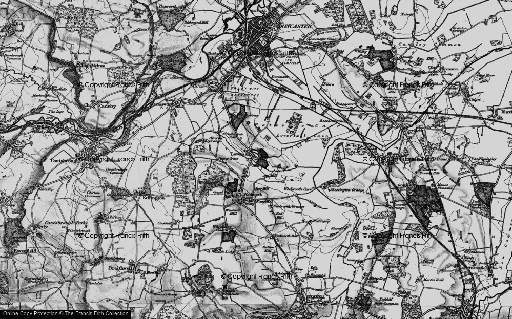 Old Map of Historic Map covering Beeston Plantation in 1895