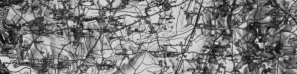 Old map of Lovington in 1898