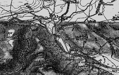 Old map of Low Alwinton in 1897