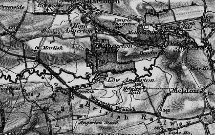 Old map of Low Angerton in 1897